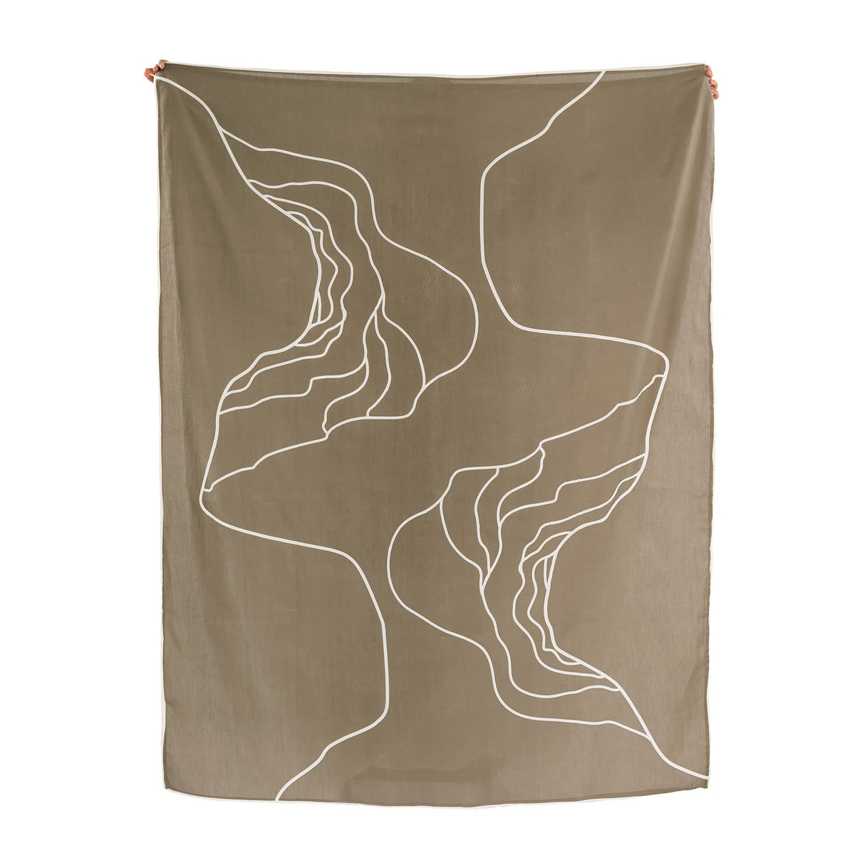 The Organic Company Reconnect Wrap in Clay, full size