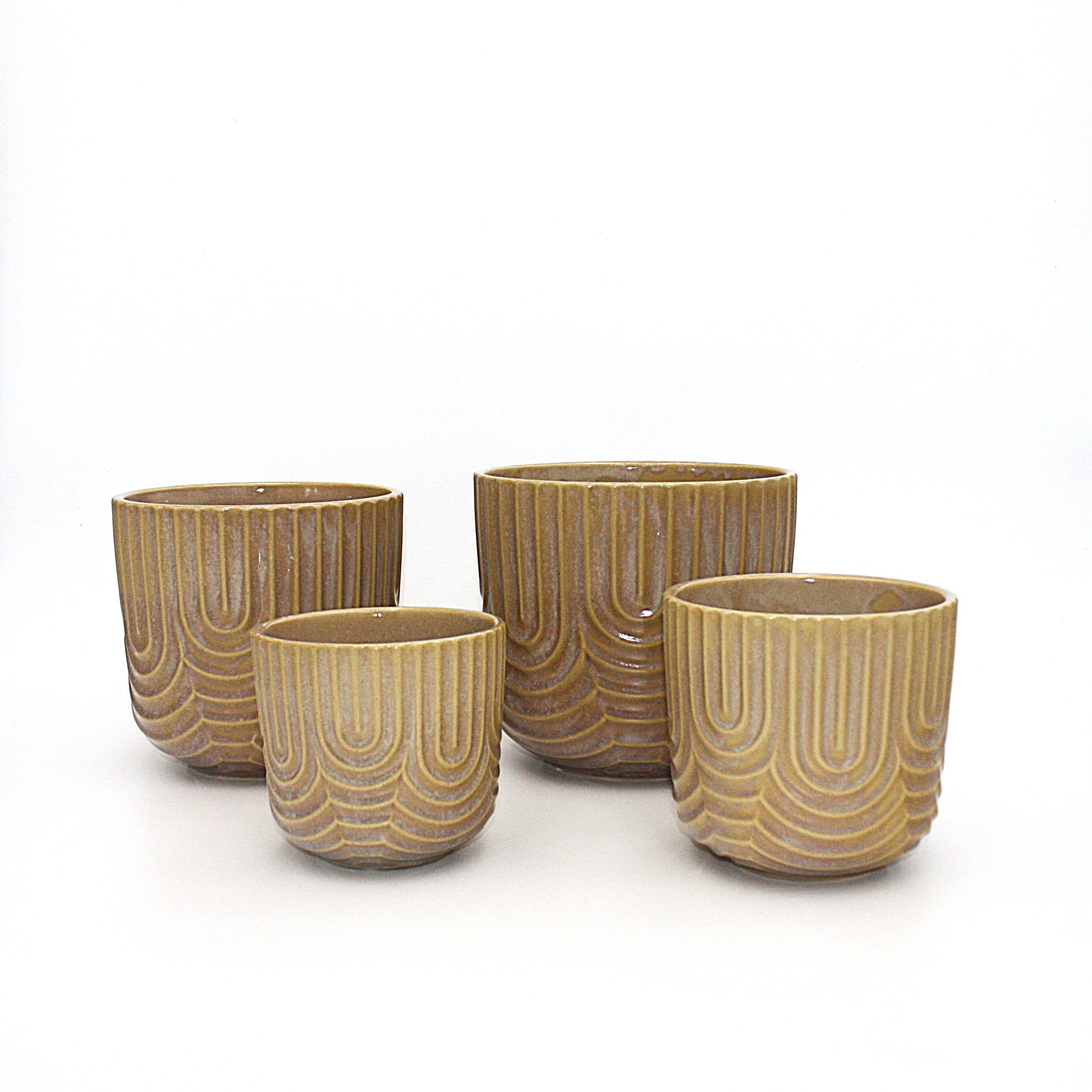 Potted - Large Hippy Toffee - Planter