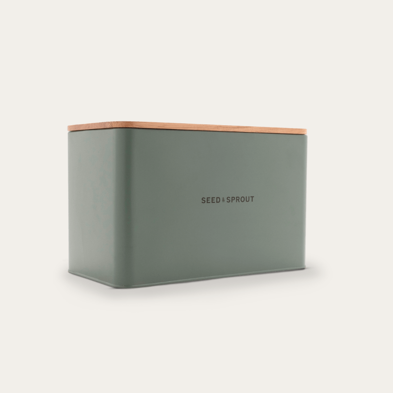 Seed & Sprout - Eucalyptus Stainless Steel - Bread Box