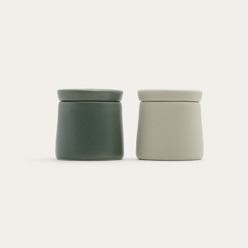 Seed & Sprout ceramic salt and pepper pods
