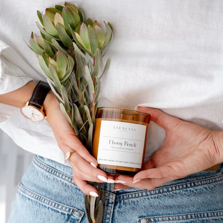 Esencias - Ebony Peach - Candle