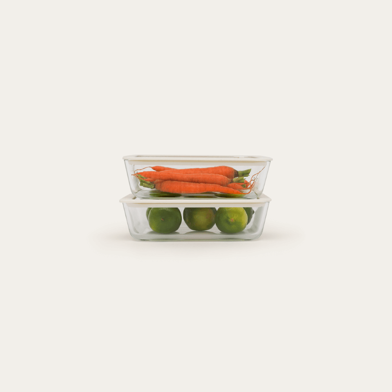 Seed & Sprout Rectangle Glass Food Container 700ml
