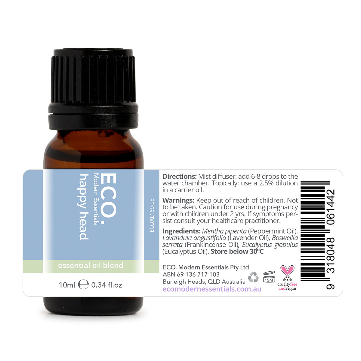Eco Modern - Essentials Happy Head Blend - Essential Oil