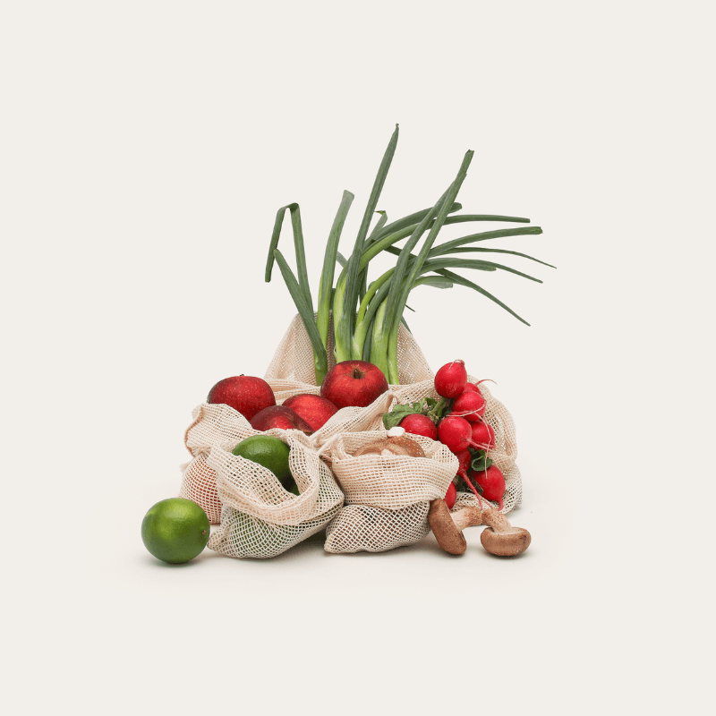 Seed & Sprout Organic Mesh Produce Bags Set of 5