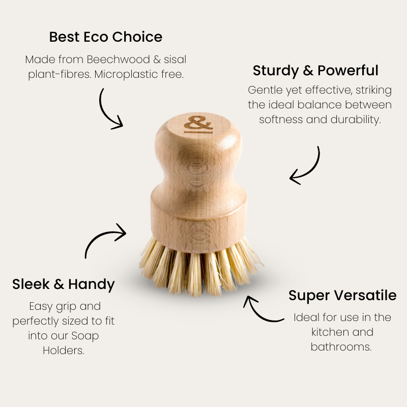 Seed & Sprout tough pot scrubber, single