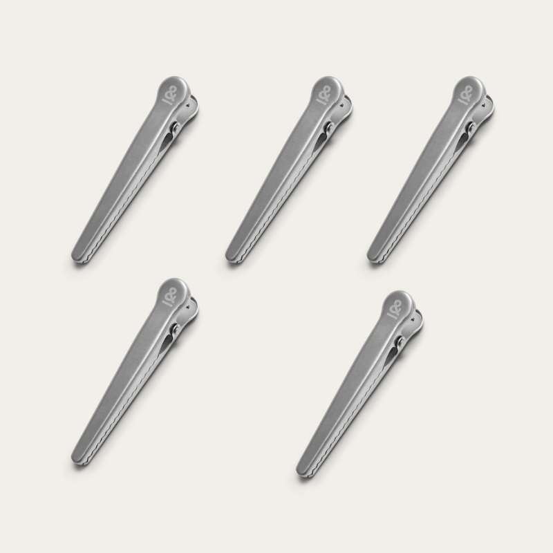 Seed & Sprout stainless steel long pantry clips, 5 pack