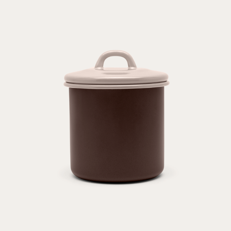 Seed & Sprout Macadamia enamel storage jar, medium 1300ml