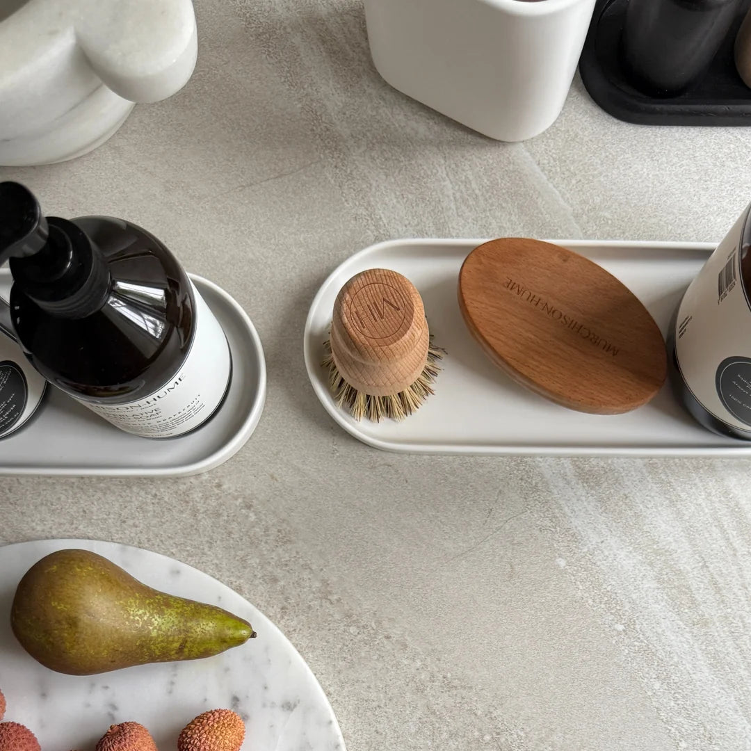 Murchison-Hume White Large Oval Catchall Tray