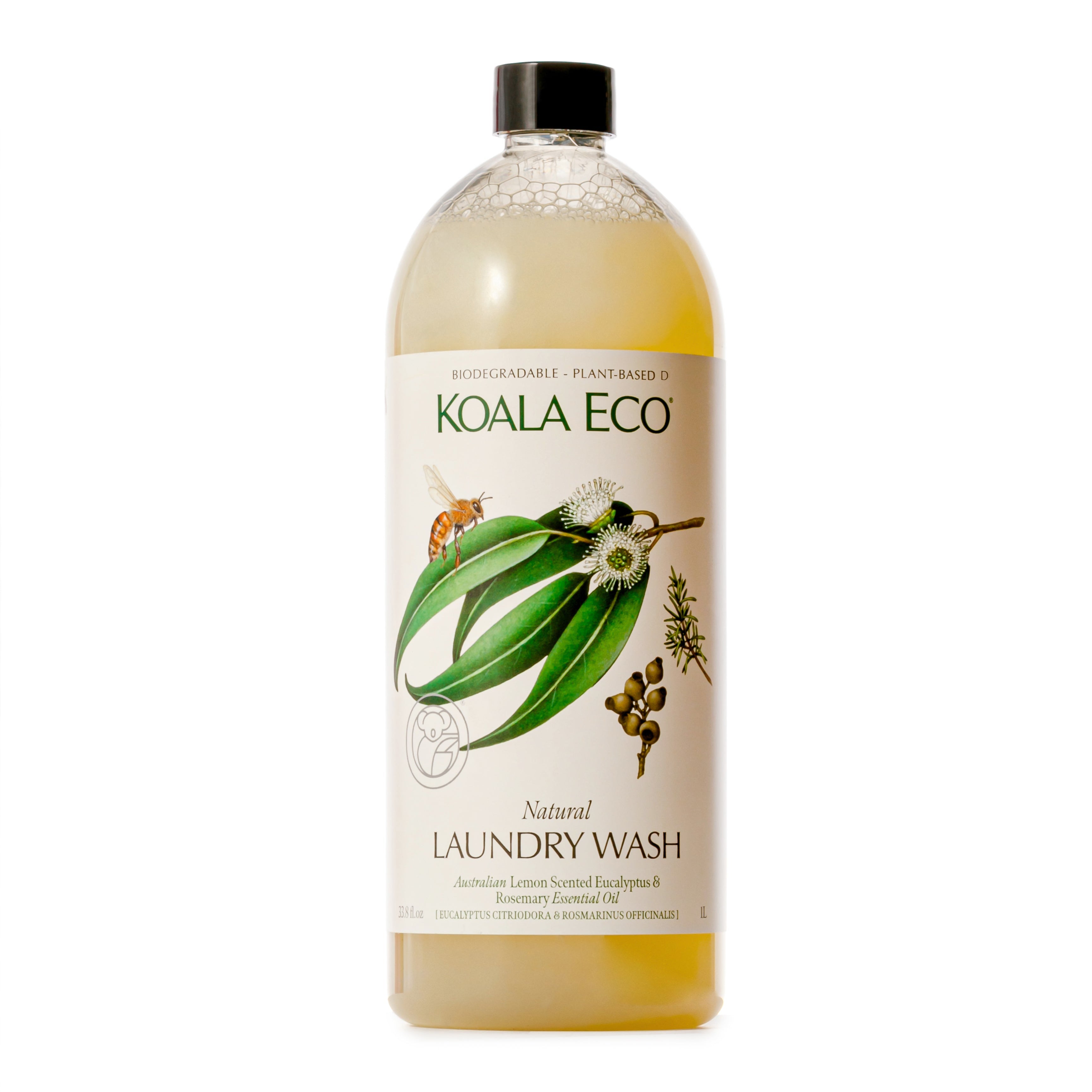 Koala Eco - Natural Lemon Scented Eucalyptus & Rosemary - Laundry Wash