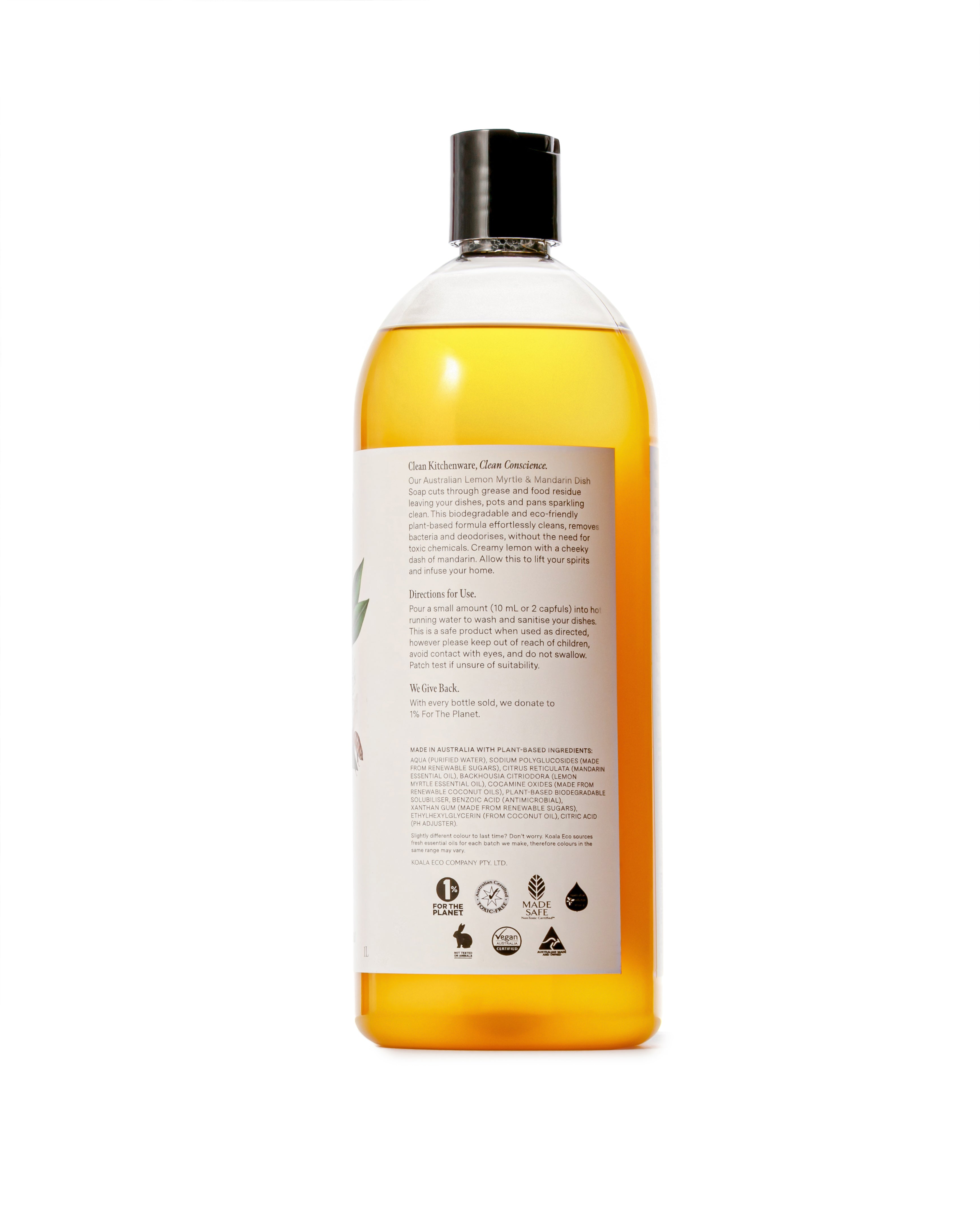 Koala Eco - Natural Lemon Myrtle & Mandarin - Dish Soap