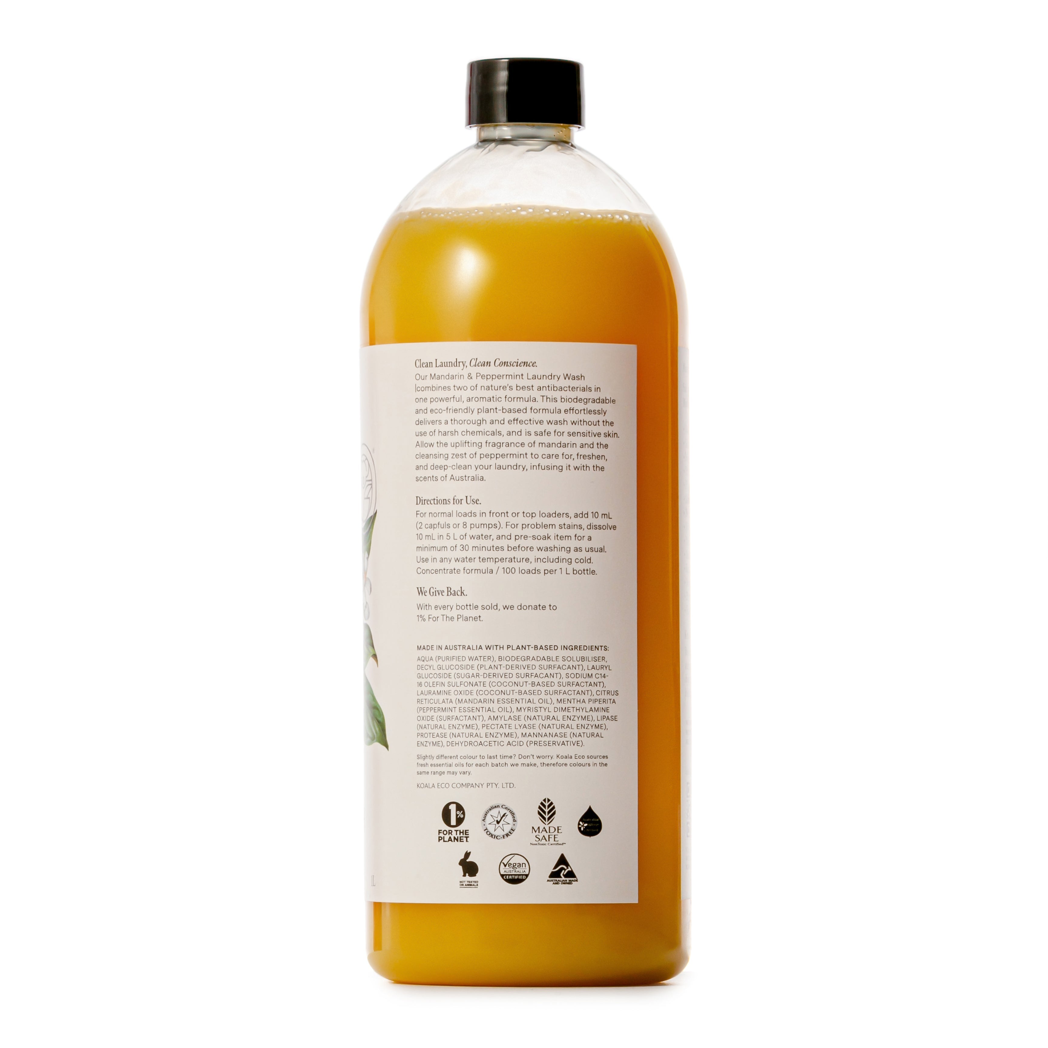 Koala Eco - Natural Mandarin & Peppermint - Laundry Wash