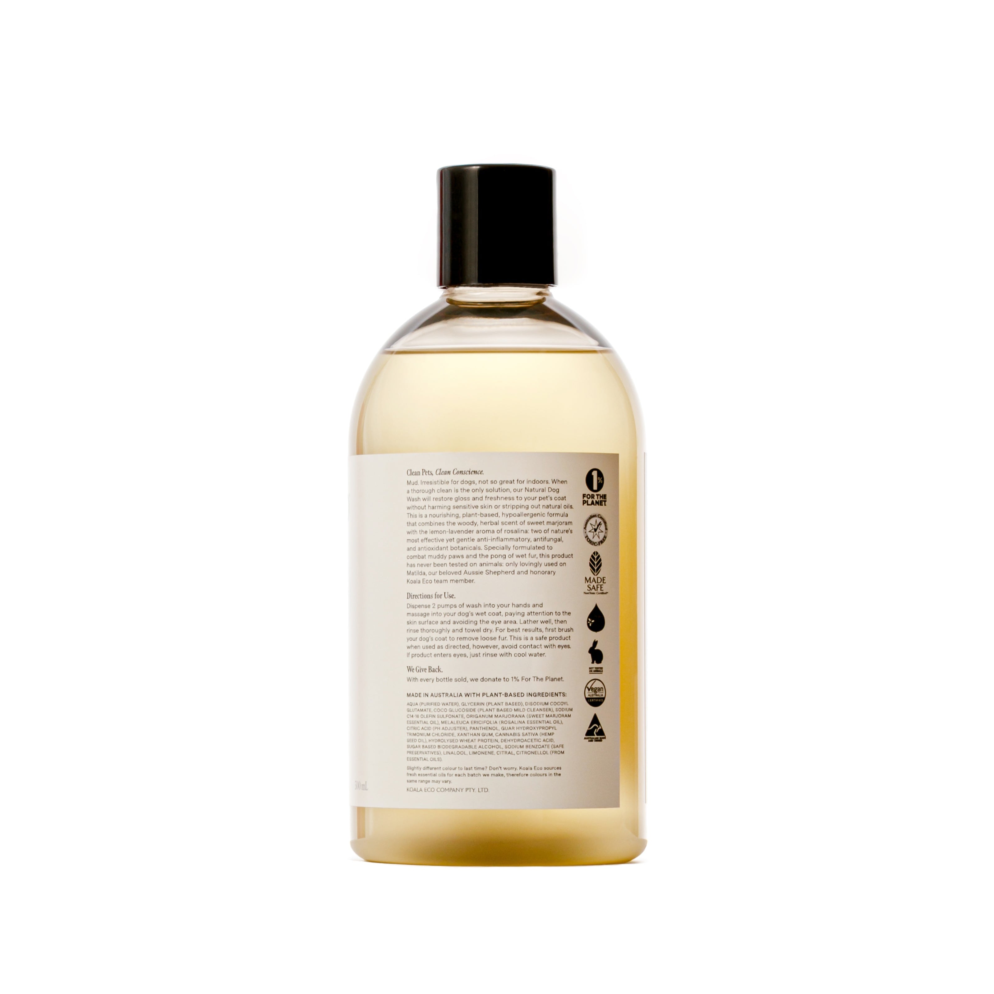 Koala Eco - Natural Sweet Marjoram, Rosalina Essential Oil - Dog Wash