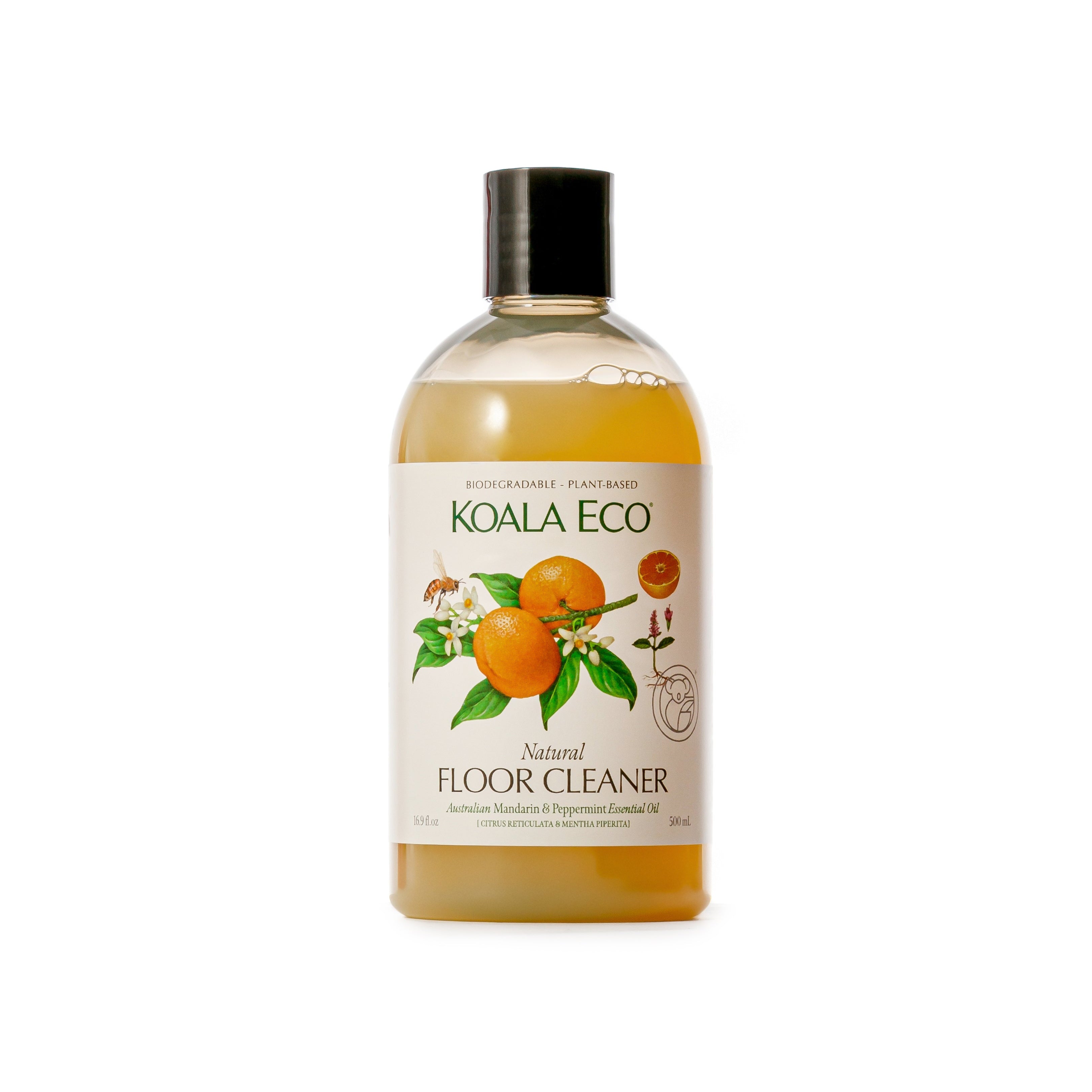 Koala Eco - Natural Mandarin, Peppermint Essential Oil - Floor Cleaner