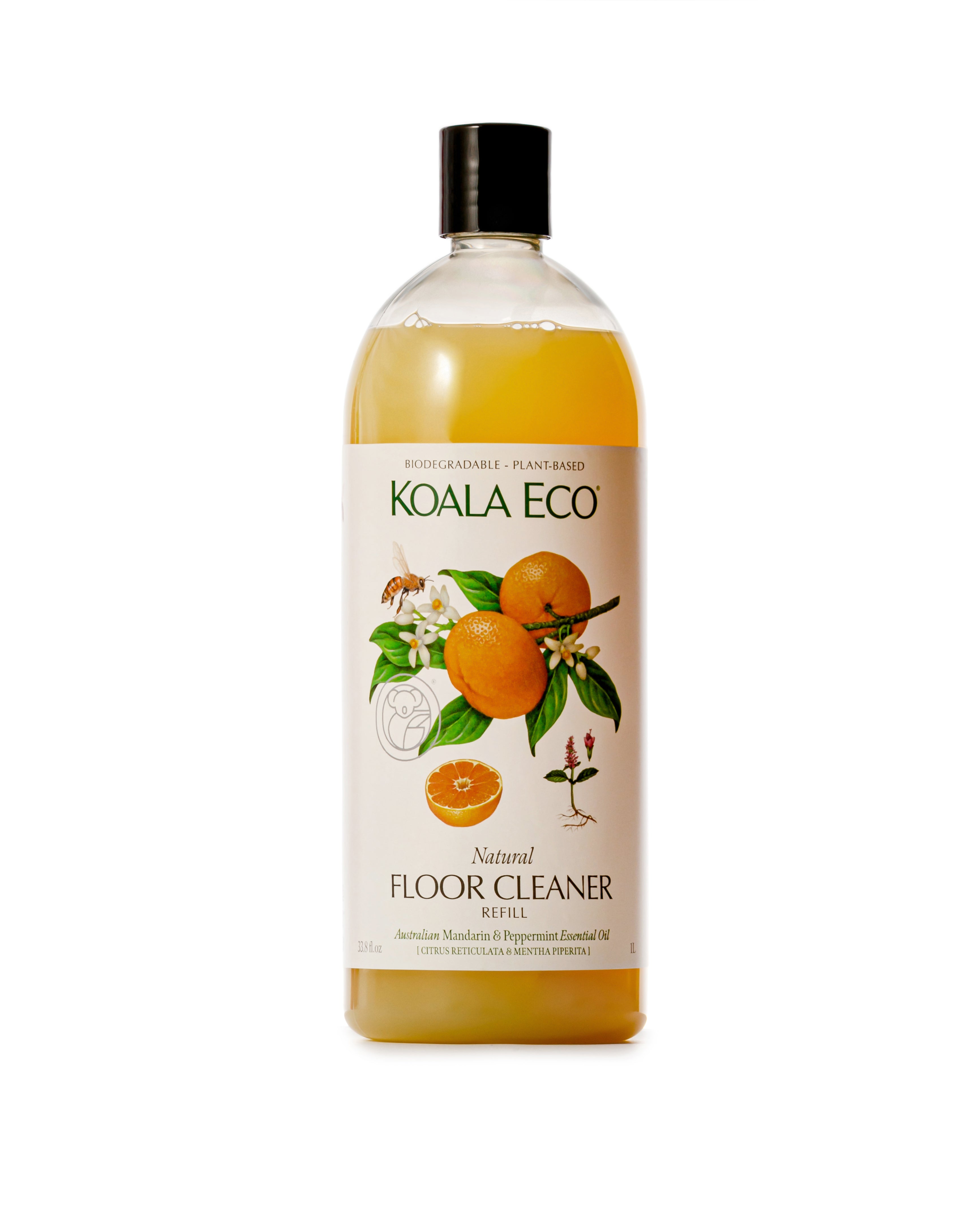 Koala Eco - Natural Mandarin, Peppermint Essential Oil Refill - Floor Cleaner