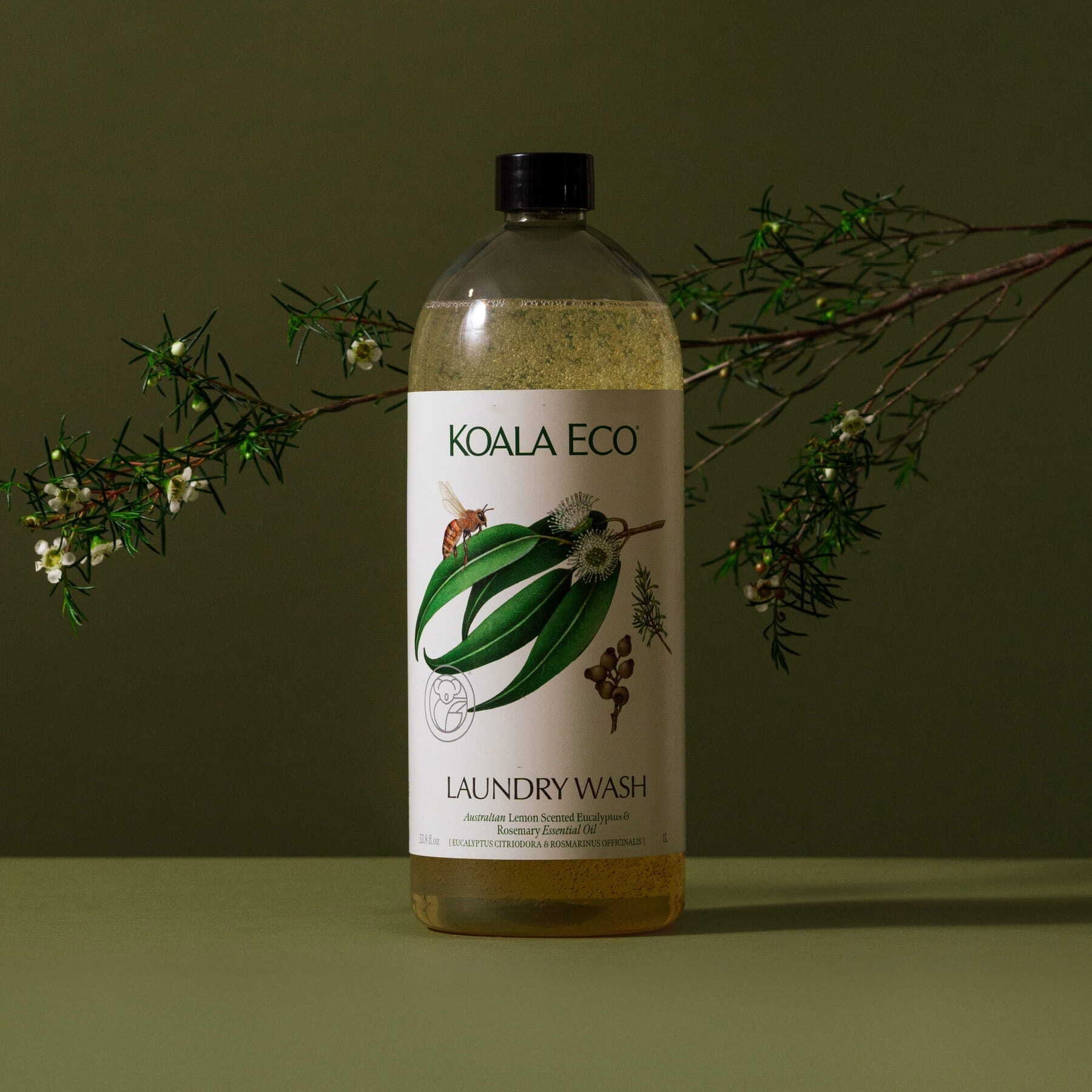 Koala Eco - Natural Lemon Scented Eucalyptus & Rosemary - Laundry Wash
