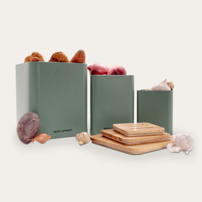 Seed & Sprout - Eucalyptus Storage Container - Vegetable Box