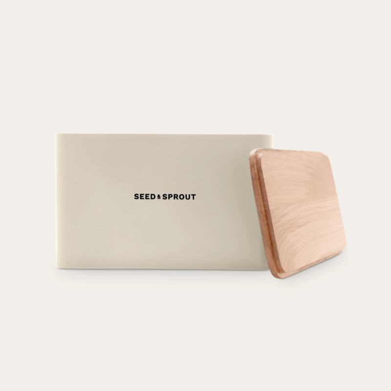 Seed & Sprout - Mushroom Stainless Steel - Bread Box