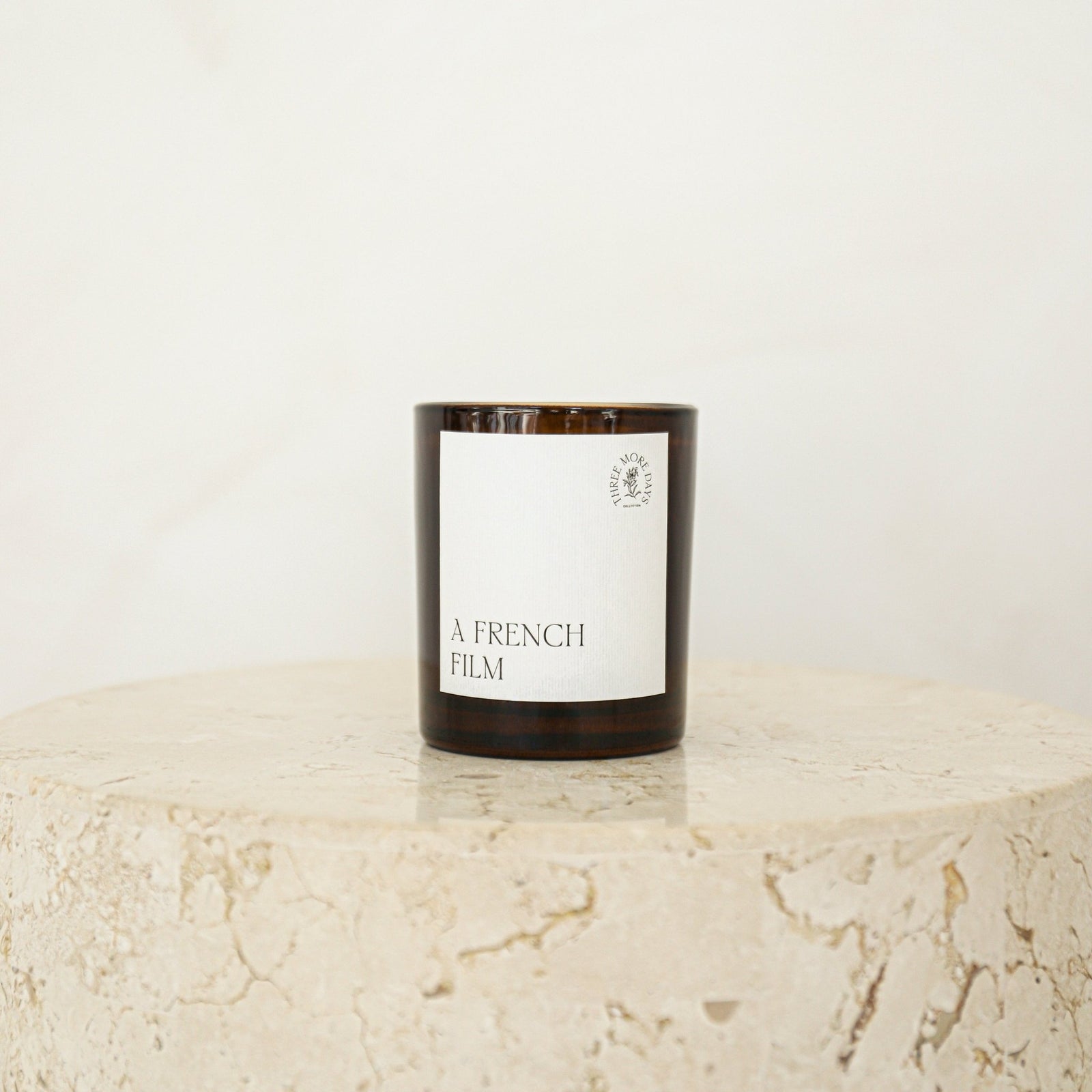 Three More Days - A French Film Sea Salt Ambrette Seeds Sandalwood Sage Amber - Candle