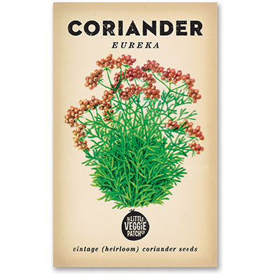 The Little Veggie Co - Coriander Eureka Heirloom - Seeds