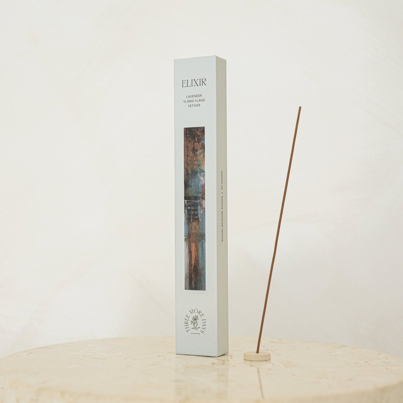 Three More Days - Elixir Lavender, Ylang-Ylang Vetiver - Incense Sticks