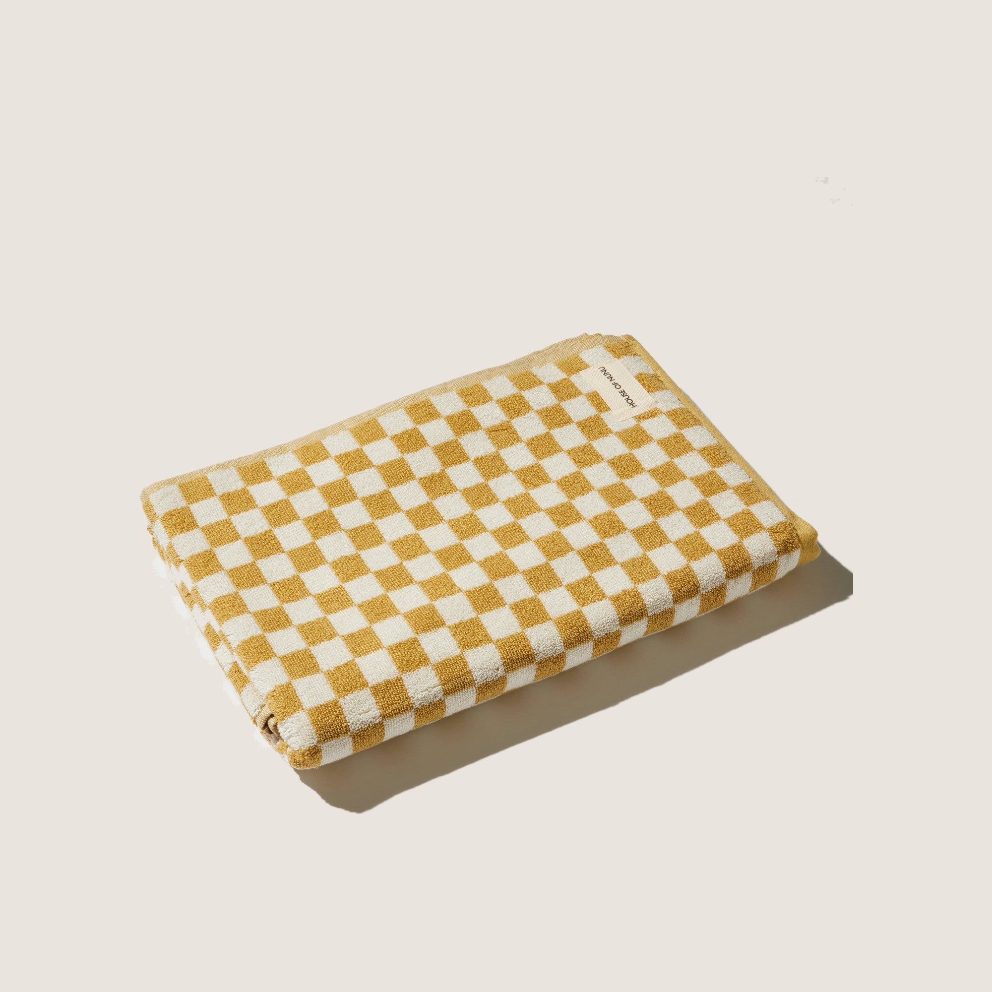 House of Nunu Check Bath Towel