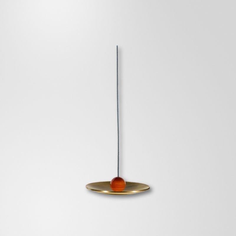 MAHŌ Hoseki Mari Carnelian Crystal - Incense Burner