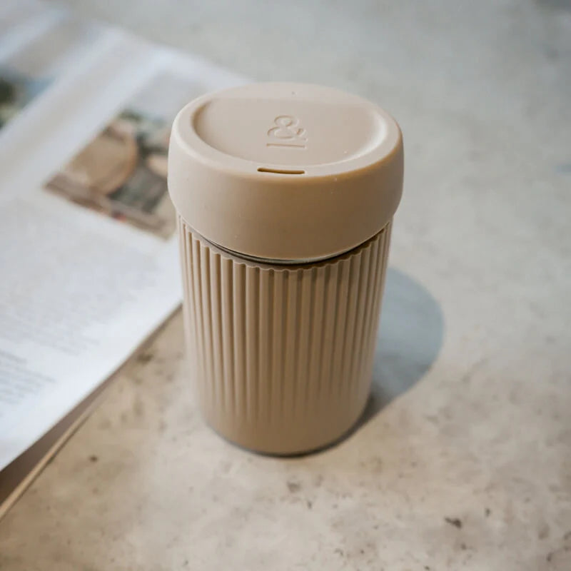 Seed & Sprout - Praline Reusable Eco Glass - Coffee Cup