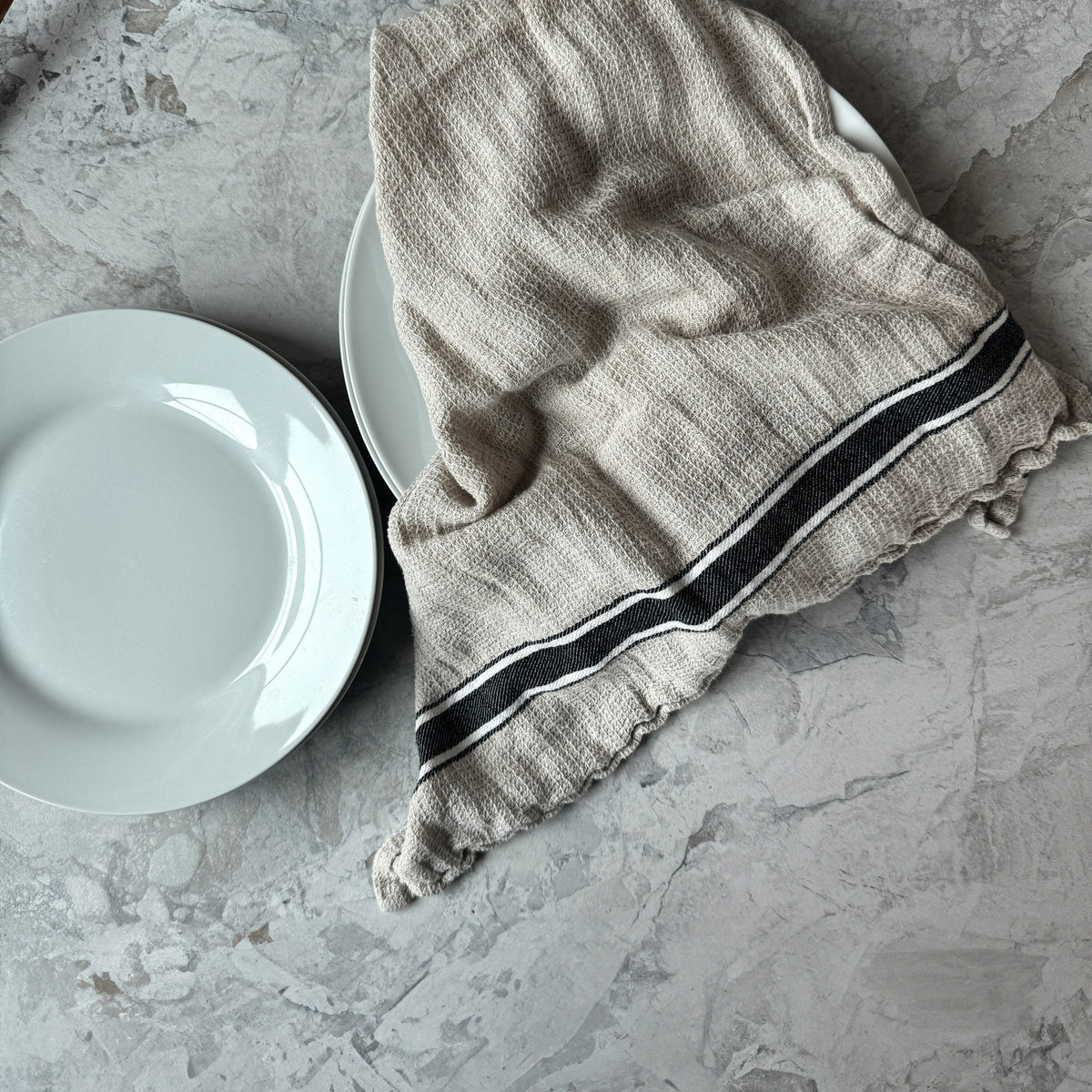 Murchison-Hume Gastronome kitchen towels, striped woven cotton