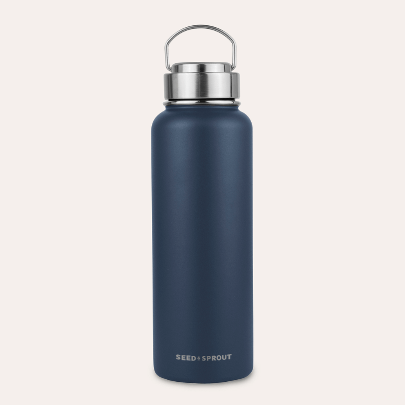 Seed & Sprout Midnight 1200ml insulated drink bottle