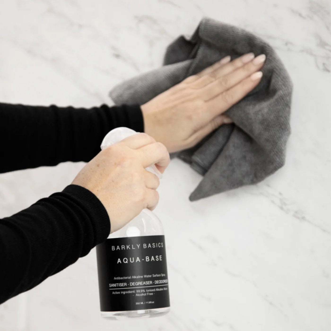 Barkly Basics - Charcoal Grey - Microfibre