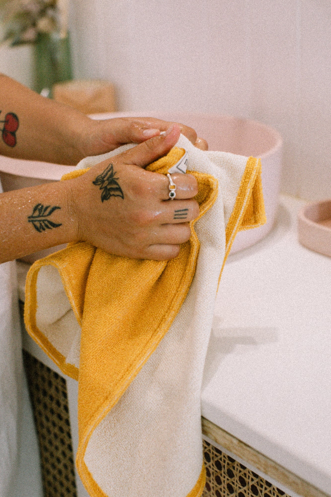 Mayde - Adventure Mustard - Hand Towel