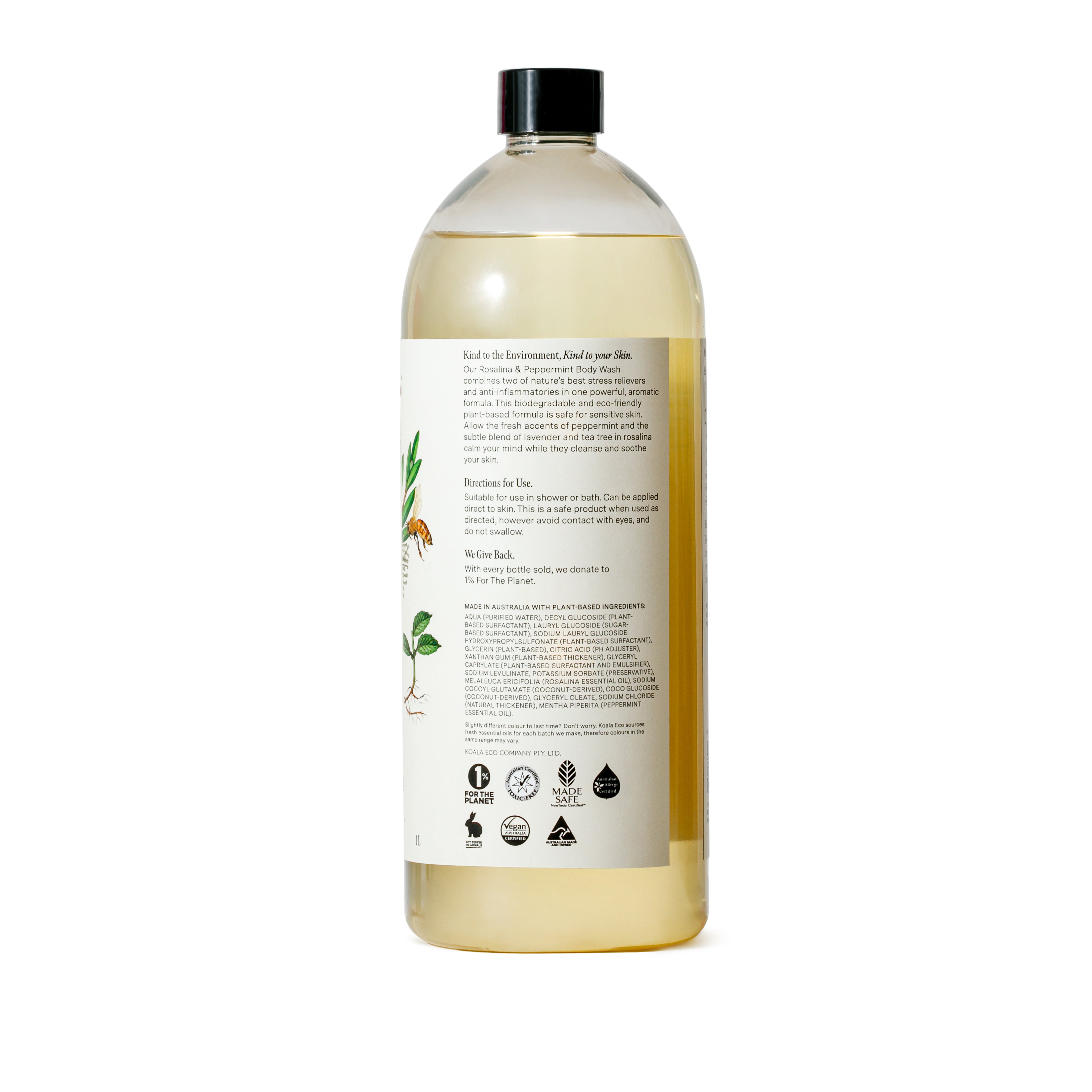 Koala Eco - Natural Rosalina & Peppermint Refill - Body Wash