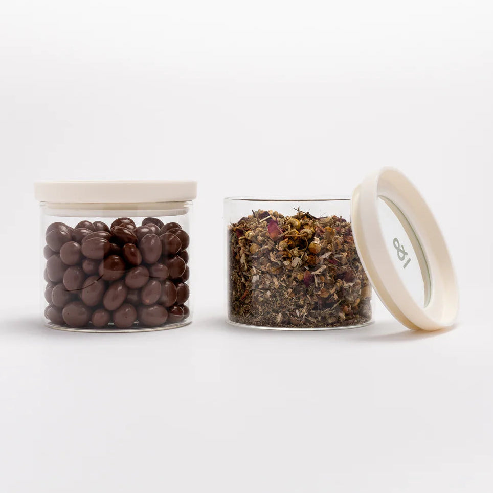 Seed & Sprout - Small Oat Milk Wategos Glass - Pantry Jars