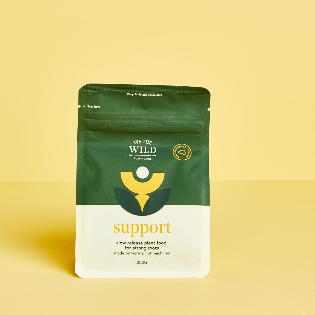 We The Wild Support organic slow release plant food pellets