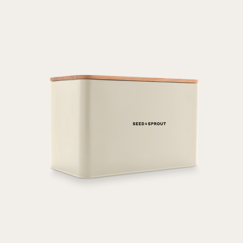 Seed & Sprout - Mushroom Stainless Steel - Bread Box