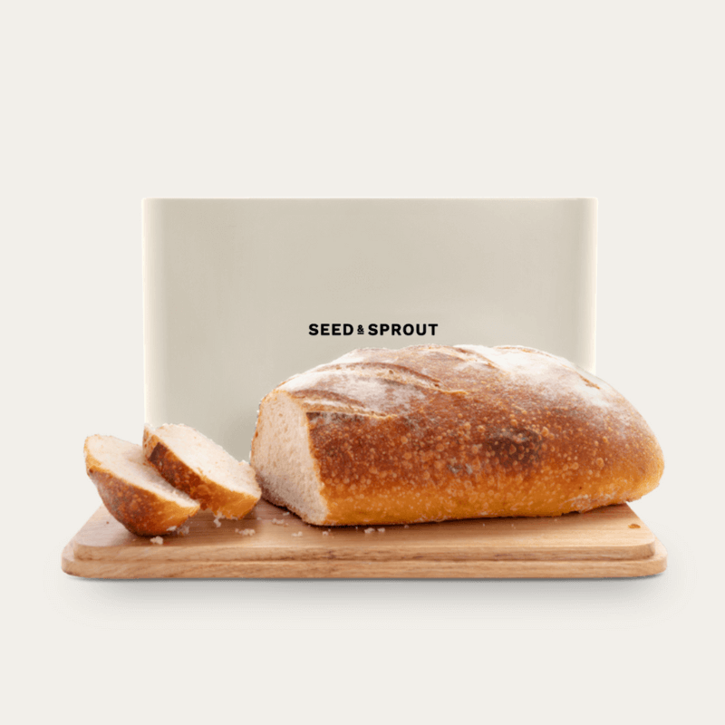 Seed & Sprout - Mushroom Stainless Steel - Bread Box