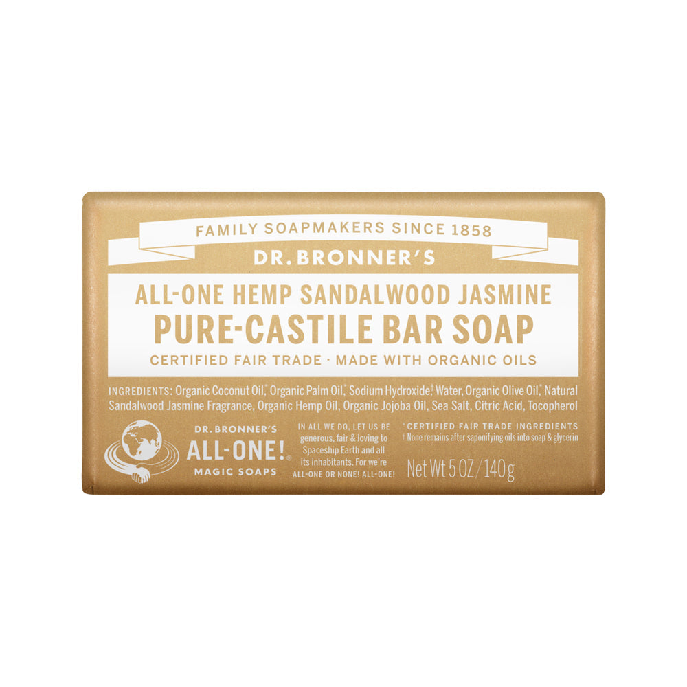 Dr. Bronner's Sandalwood Jasmine Castile - Bar Soap