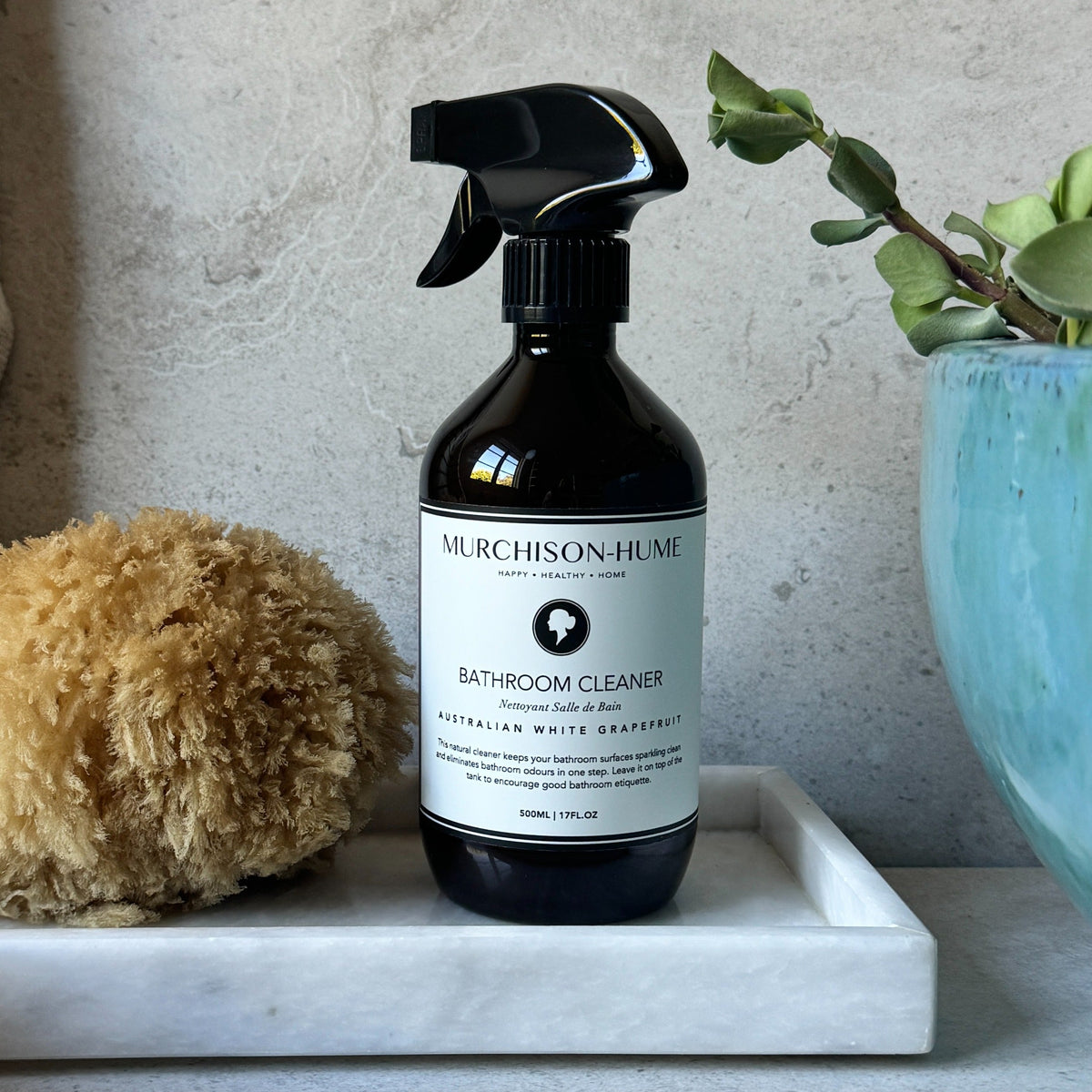 Murchison-Hume Australian White Grapefruit Bathroom Cleaner, 500ml ready to use spray bottle