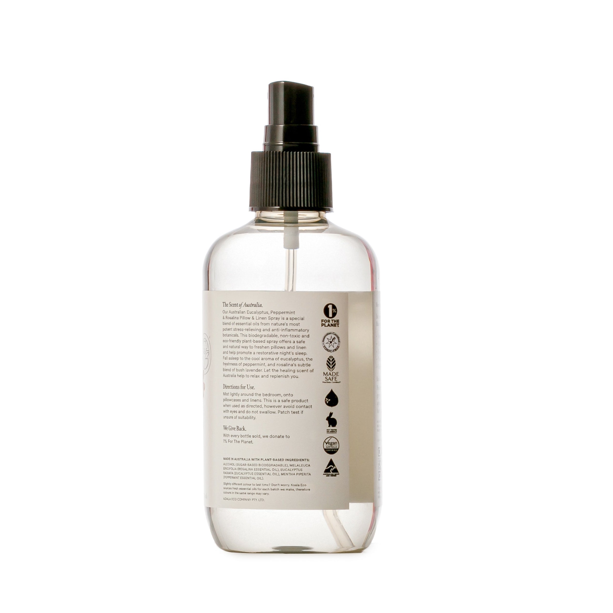 Koala Eco - Natural Eucalyptus, Peppermint & Rosalina - Pillow & Linen Spray