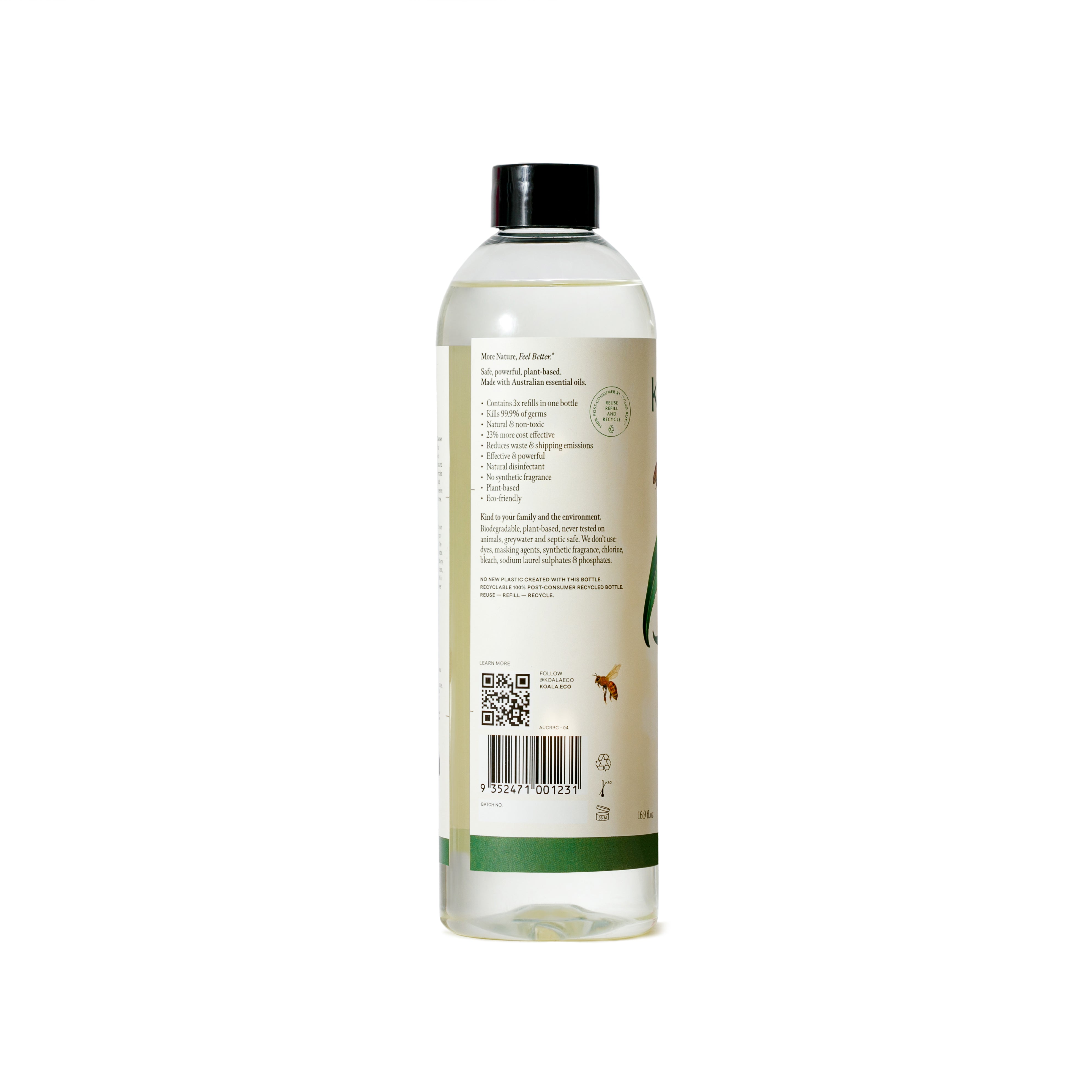 Koala Eco - Natural Eucalyptus Radiata Multi-Purpose Concentrated Refill - Bathroom Cleaner