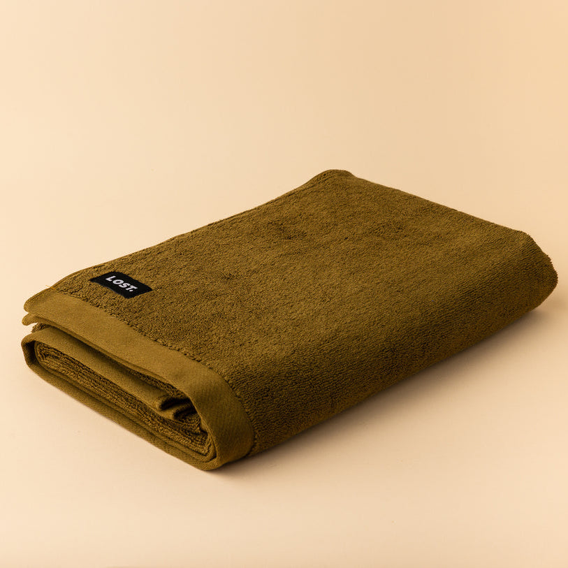 Lost Towels - Khaki - Bath Towel