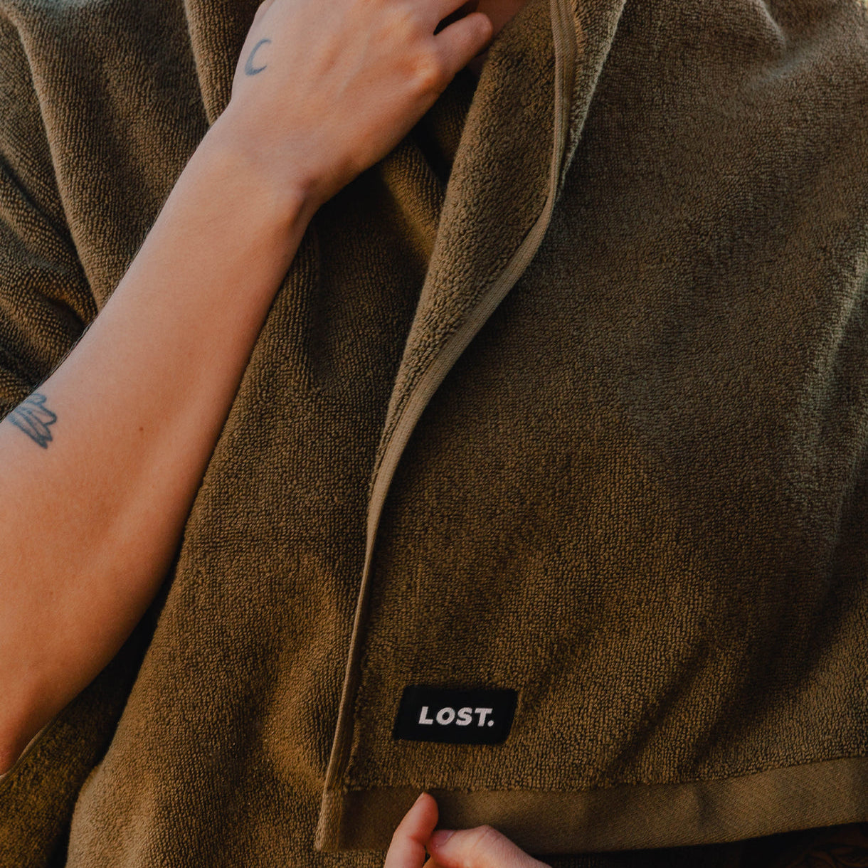 Lost Towels - Khaki - Bath Towel