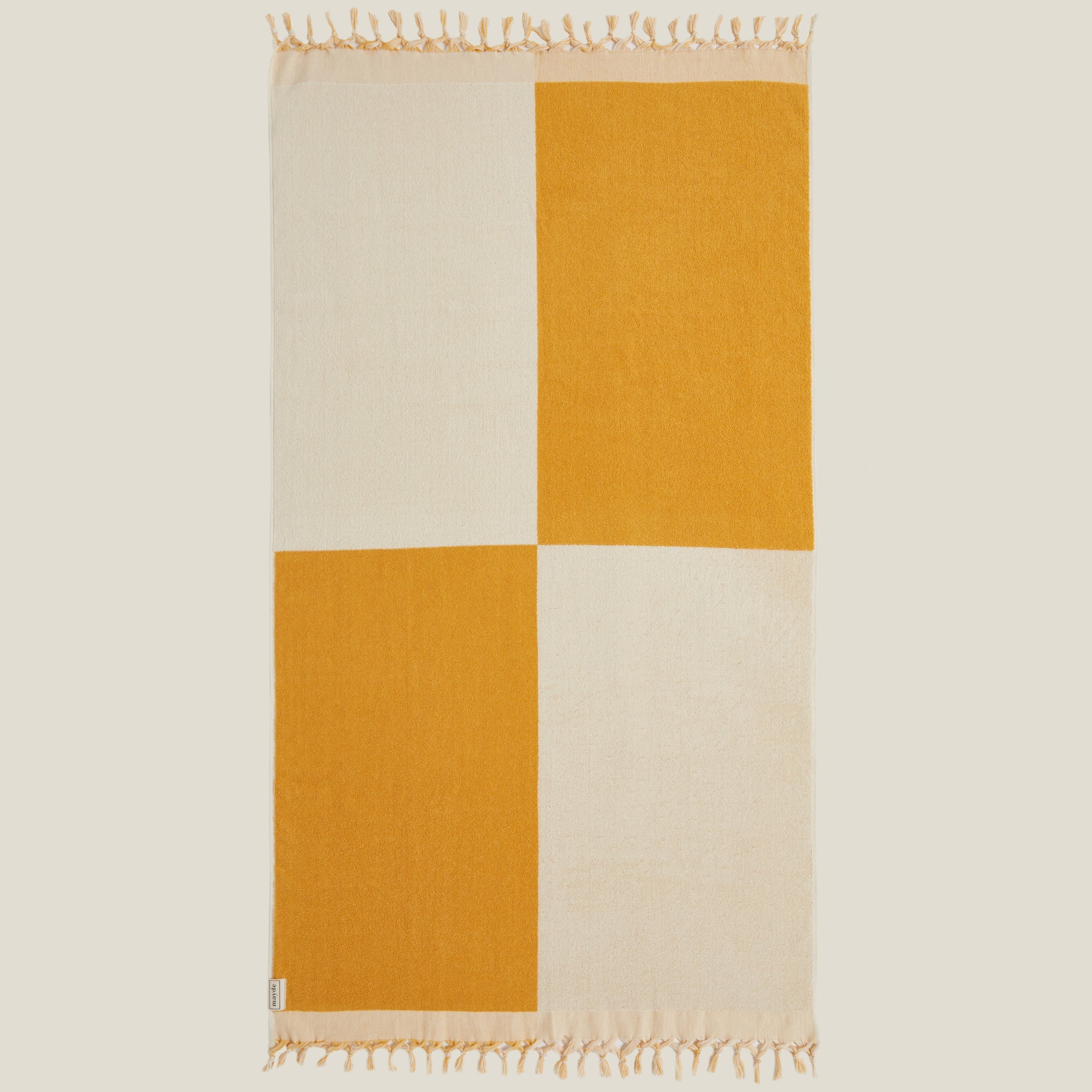 Mayde - Adventure Mustard - Bath Towel