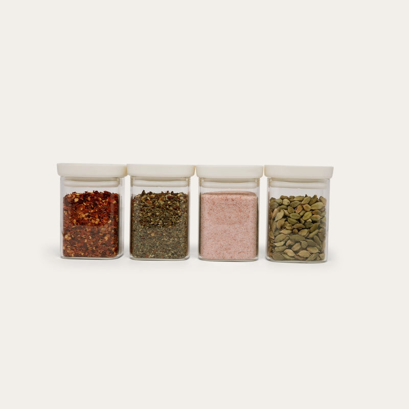 Seed & Sprout Newrybar Square Glass Spice Jars