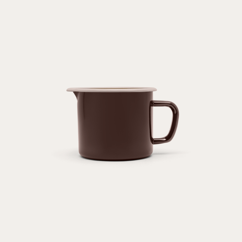 Seed & Sprout Macadamia enamel measuring jug, 1.2 litre