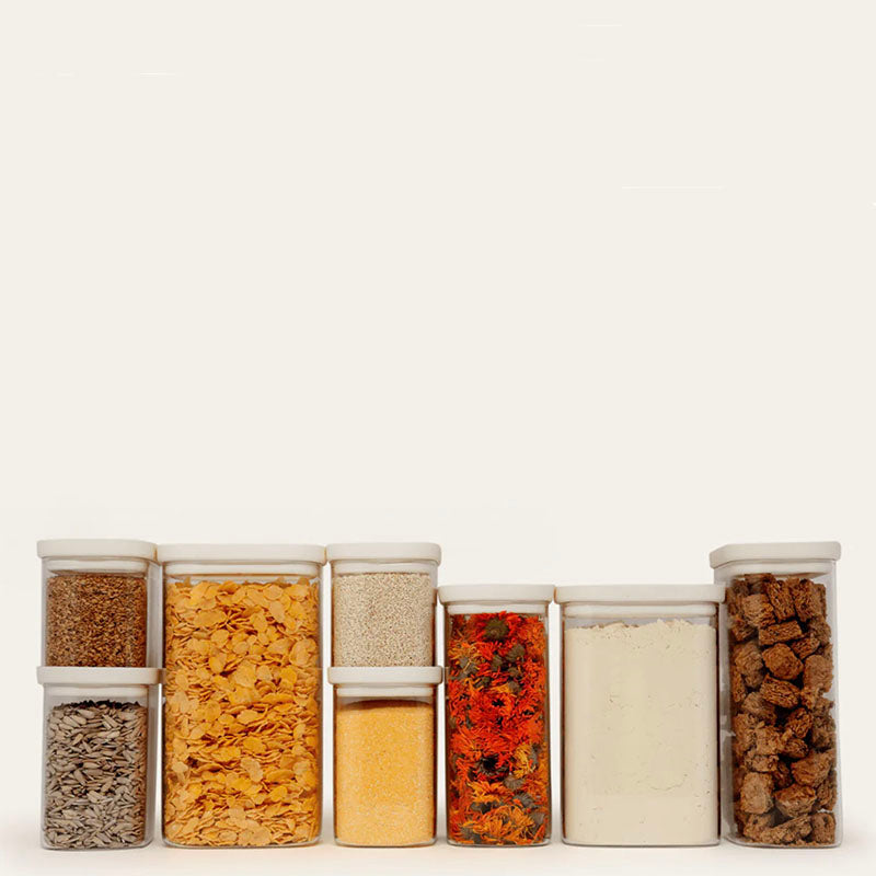 Seed & Sprout - Tallow Glass - Pantry Jars