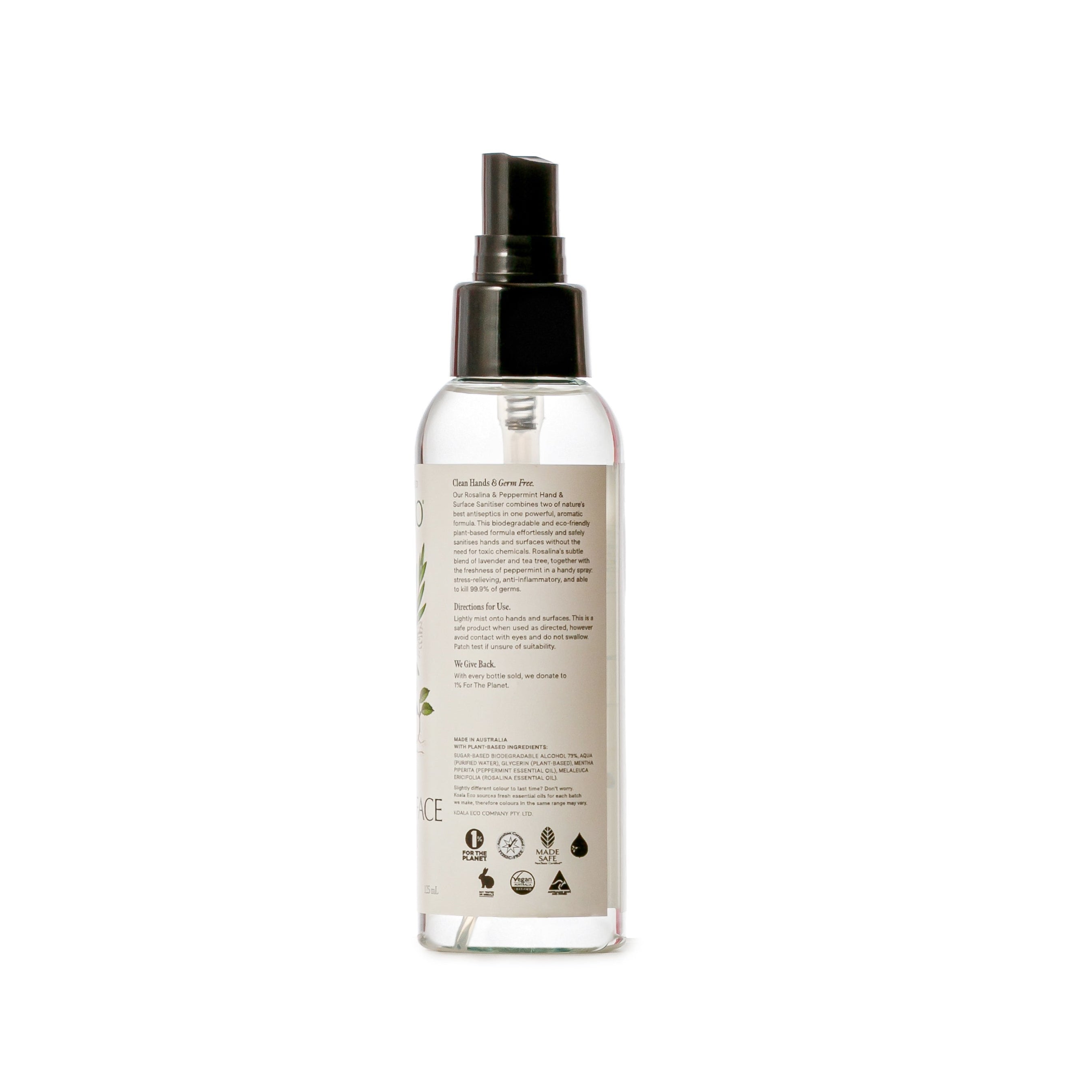 Koala Eco - Natural Rosalina & Peppermint - Hand & Surface Spray