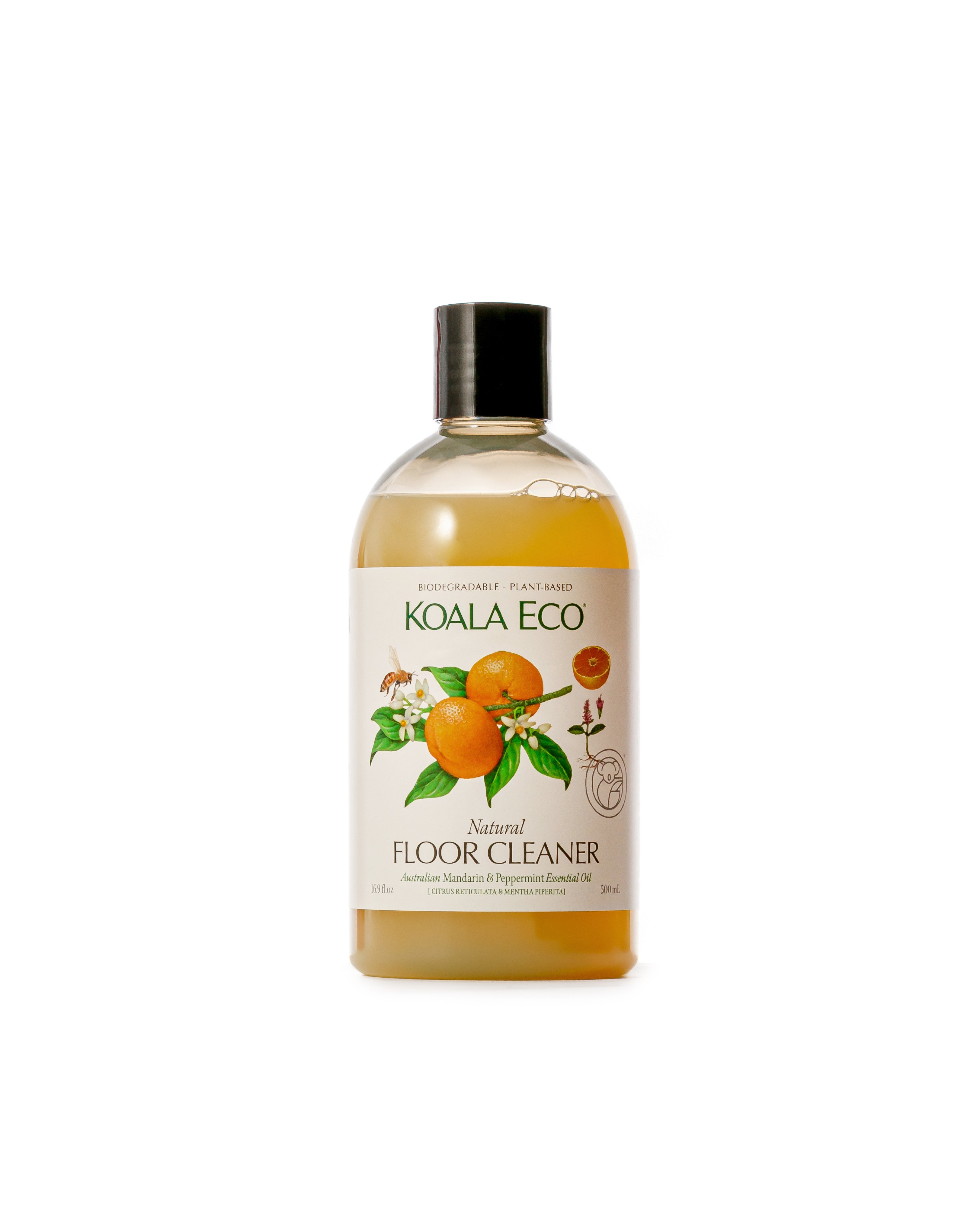 Koala Eco - Natural Mandarin, Peppermint Essential Oil - Floor Cleaner