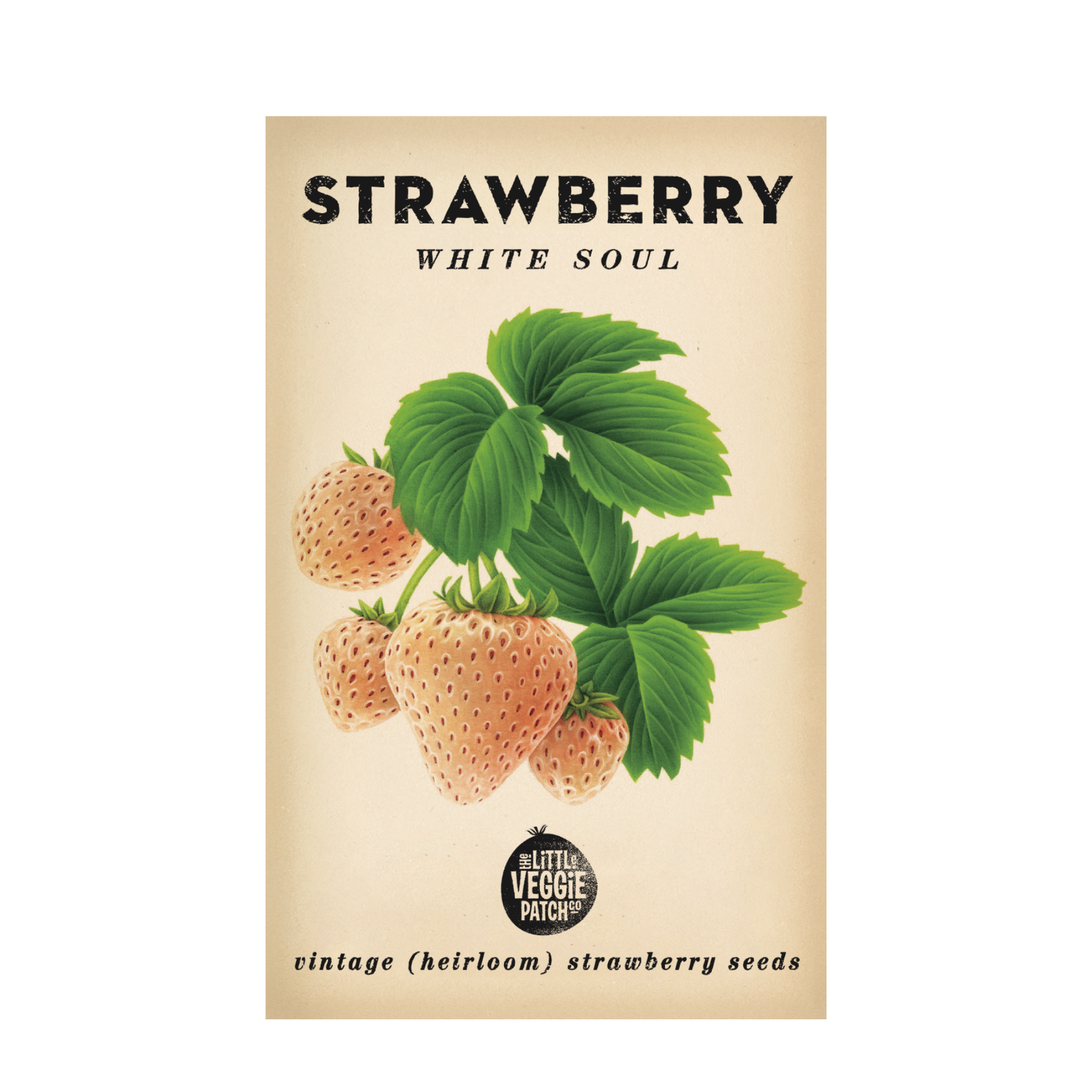 The Little Veggie Co- Strawberry White Soul Heirloom - Seeds