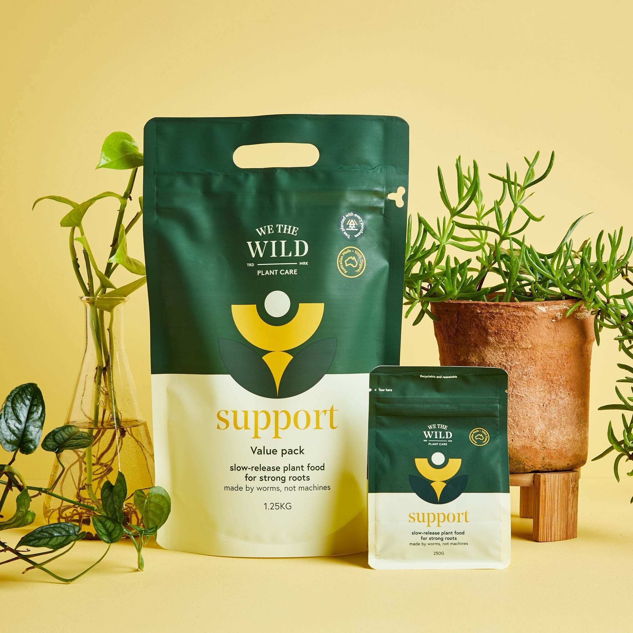We The Wild Plant - Slow Release Organic Plant - Support Pellets